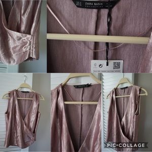 New ZARA Dressy Shimmer Top • Size S